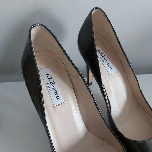 LK BENNETT Stila Courts Patent Leather Heels Pumps - Picture 3 of 8